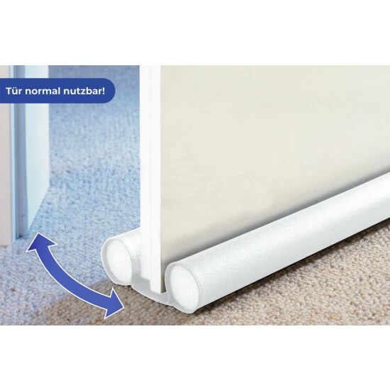 Wenko Zugluft-Stopp Weiß 2er Set 9 Wenko Zugluft-Stopp Weiß 2er Set – Bild 7