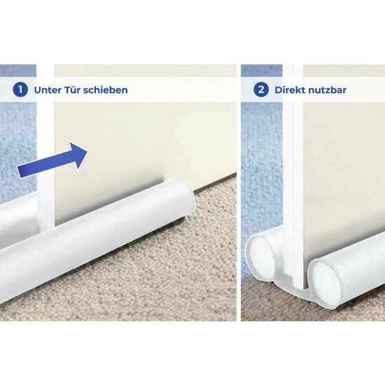 Wenko Zugluft-Stopp Weiß 2er Set 10 Wenko Zugluft-Stopp Weiß 2er Set – Bild 8