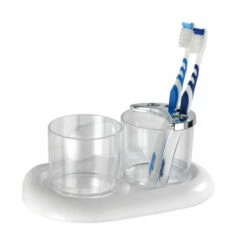 Wenko Zahnputzbecher Und Zahnbürstenhalter Pure