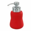 WENKO Schaumspender - Favara Rot - Keramik Mit Soft-Touch Beschichtung - Spender Für Seife - Flüssigseife Dispenser - Seifenschaumspender -Günstiges Wenko Geschäft unnamed file 1326
