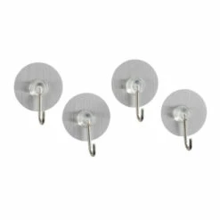 Wenko Static-Loc® Nickelhaken Osimo 4er Set