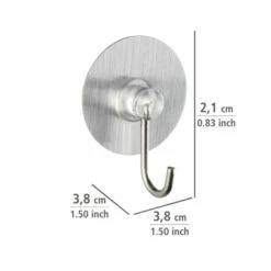 Wenko Static-Loc® Nickelhaken Osimo 4er Set -Günstiges Wenko Geschäft unnamed file 13285