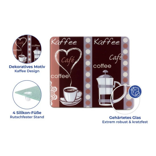 Wenko Multi-Platte Kaffeeduft 6 Wenko Multi-Platte Kaffeeduft – Bild 4