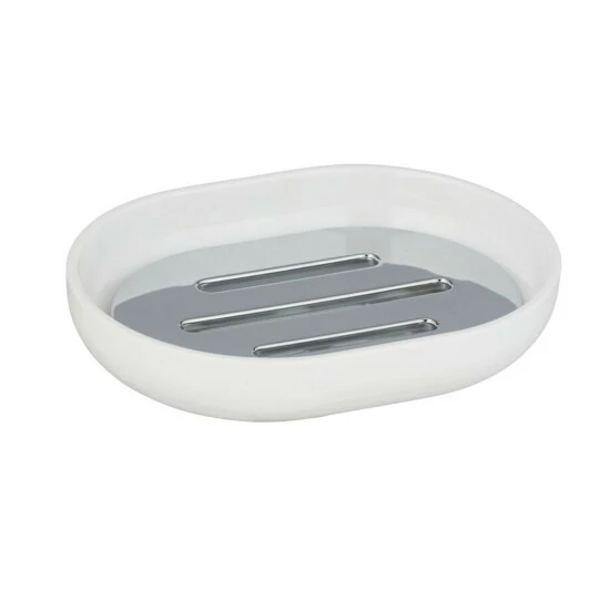 Wenko Seifenablage Posa Weiß/Chrom 4 Wenko Seifenablage Posa Weiß/Chrom – Bild 2