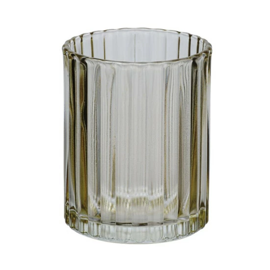 Wenko Zahnputzbecher Vetro Braun Rund Echtglas 5 Wenko Zahnputzbecher Vetro Braun Rund Echtglas – Bild 3