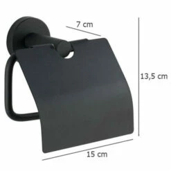 Wenko Toilettenpapierhalter Edelstahl Bosio Black Matt Mit Deckel -Günstiges Wenko Geschäft unnamed file 1345