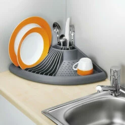 WENKO Eck-Geschirrabtropfer, Ca. 35 X 35 X 9 Cm -Günstiges Wenko Geschäft unnamed file 13506