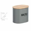 Wenko Badbox Gara Mit Deckel Grau