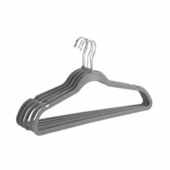 Wenko Kleiderbügel Beflockt Grau 15er Set -Günstiges Wenko Geschäft unnamed file 13679