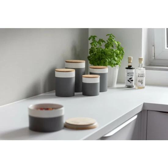 Wenko Aufbewahrungsdosen Malta 4er Set 5 Wenko Aufbewahrungsdosen Malta 4er Set – Bild 3