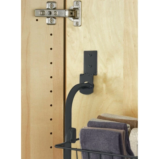 Wenko Türregal Mit 4 Körben Schwarz 6 Wenko Türregal Mit 4 Körben Schwarz – Bild 4