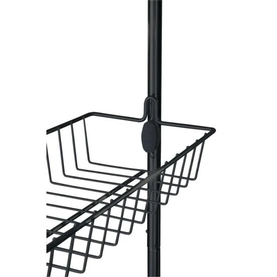 Wenko Türregal Mit 4 Körben Schwarz 7 Wenko Türregal Mit 4 Körben Schwarz – Bild 5