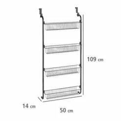 Wenko Türregal Mit 4 Körben Schwarz 21 Wenko Türregal Mit 4 Körben Schwarz -Günstiges Wenko Geschäft unnamed file 13740