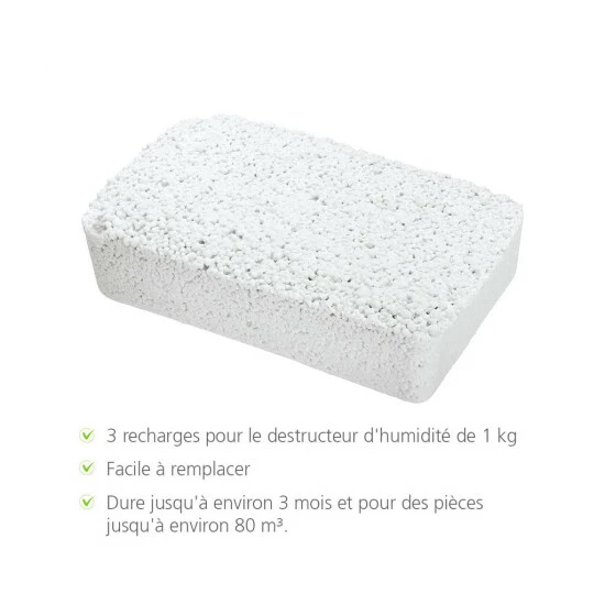 WENKO 3er Set Nachfüllpack Für Raumentfeuchter, Granulat-Block Für Bis Zu 1,4 L Feuchtigkeit | Nachfüllblock Ideal Für Auto, Dachboden, Garage, Keller, Waschküche, Zimmer, Wohnwagen Bis 80 M³ 16 WENKO 3er Set Nachfüllpack Für Raumentfeuchter, Granulat-Block Für Bis Zu 1,4 L Feuchtigkeit | Nachfüllblock Ideal Für Auto, Dachboden, Garage, Keller, Waschküche, Zimmer, Wohnwagen Bis 80 M³ – Bild 14