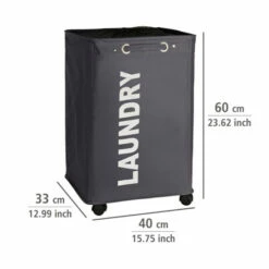 Wenko Wäschesammler Quadro Grau -Günstiges Wenko Geschäft unnamed file 13804