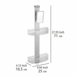 Wenko Duschcaddy Premium Mit Antibeschlagspiegel -Günstiges Wenko Geschäft unnamed file 13860