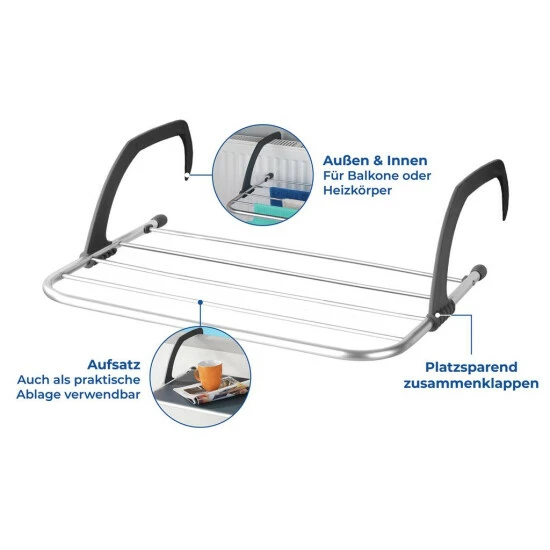 Wenko Wäschetrockner Und Ablage 2in1 7 Wenko Wäschetrockner Und Ablage 2in1 – Bild 5