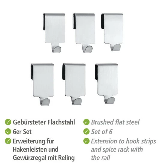 Wenko 6er Set 5 Wenko 6er Set – Bild 3