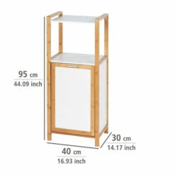 Wenko Regal Finja Aus Bambus Mit Wäschebox -Günstiges Wenko Geschäft unnamed file 14024
