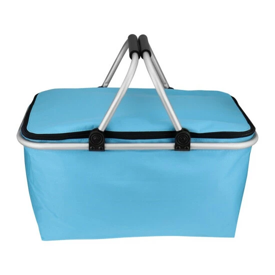 WENKO Thermo Einkaufskorb - 25 Liter - 24 X 28 X 48 Cm (HxLxB), Bis 25 Kg Tragkraft, Abdeckung Mit Reißverschluss , Verschiedene Farben Wählbar, Farbe:Blau 3 WENKO Thermo Einkaufskorb - 25 Liter - 24 X 28 X 48 Cm (HxLxB), Bis 25 Kg Tragkraft, Abdeckung Mit Reißverschluss , Verschiedene Farben Wählbar, Farbe:Blau