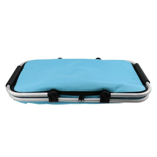 WENKO Thermo Einkaufskorb - 25 Liter - 24 X 28 X 48 Cm (HxLxB), Bis 25 Kg Tragkraft, Abdeckung Mit Reißverschluss , Verschiedene Farben Wählbar, Farbe:Blau 5 WENKO Thermo Einkaufskorb - 25 Liter - 24 X 28 X 48 Cm (HxLxB), Bis 25 Kg Tragkraft, Abdeckung Mit Reißverschluss , Verschiedene Farben Wählbar, Farbe:Blau – Bild 3