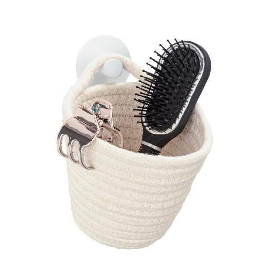 Wenko Aufbewahrungskorb Soria Weiß 4 Wenko Aufbewahrungskorb Soria Weiß – Bild 2