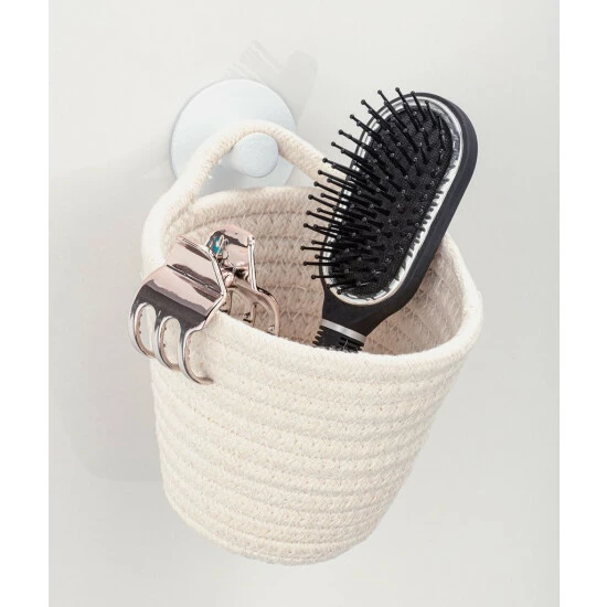 Wenko Aufbewahrungskorb Soria Weiß 6 Wenko Aufbewahrungskorb Soria Weiß – Bild 4