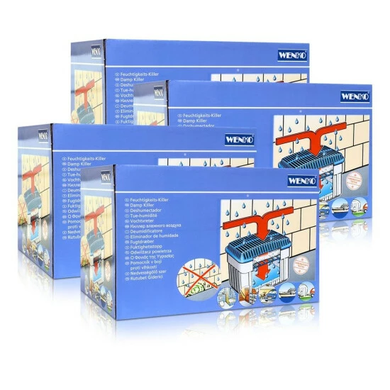 4x Wenko Feuchtigkeitskiller - Raumentfeuchter,1 Kg 3 4x Wenko Feuchtigkeitskiller - Raumentfeuchter,1 Kg