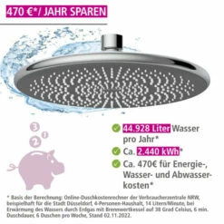 Wenko Regenduschkopf Watersaving -Günstiges Wenko Geschäft unnamed file 1410