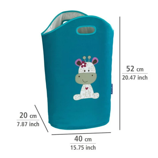 Wenko Wäschesammler Kids Greta Petrol 8 Wenko Wäschesammler Kids Greta Petrol – Bild 6