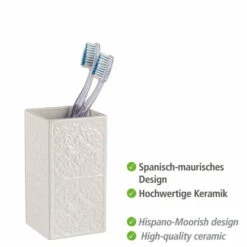Wenko Zahnputzbecher Cordoba Weiß Keramik 16 Wenko Zahnputzbecher Cordoba Weiß Keramik -Günstiges Wenko Geschäft unnamed file 14200