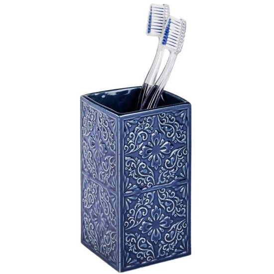 Wenko Zahnputzbecher Cordoba Weiß Keramik 9 Wenko Zahnputzbecher Cordoba Weiß Keramik – Bild 7