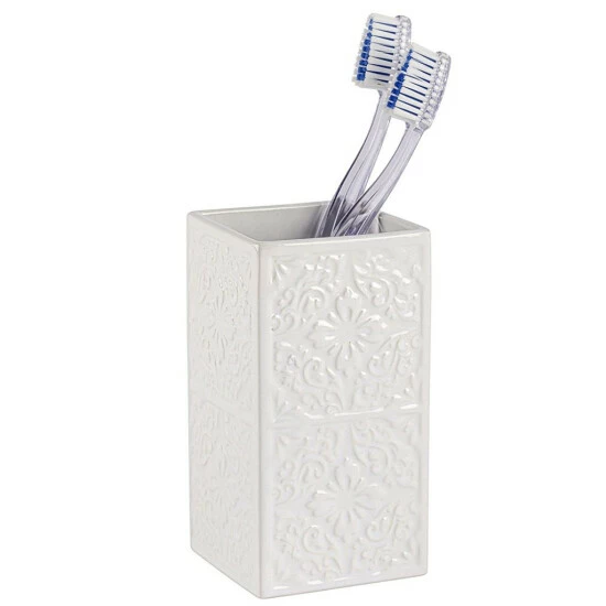 Wenko Zahnputzbecher Cordoba Weiß Keramik 13 Wenko Zahnputzbecher Cordoba Weiß Keramik – Bild 11