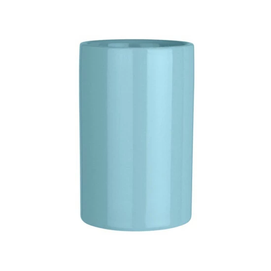 Wenko Zahnputzbecher Polaris Pastel Blue Keramik 7 Wenko Zahnputzbecher Polaris Pastel Blue Keramik – Bild 5