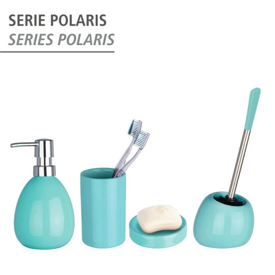Wenko Zahnputzbecher Polaris Pastel Blue Keramik 9 Wenko Zahnputzbecher Polaris Pastel Blue Keramik – Bild 7