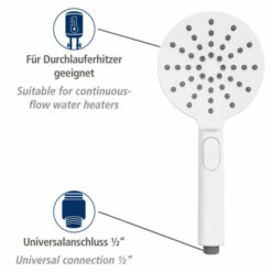 Wenko Duschkopf Design Weiß Ø 12 Cm 16 Wenko Duschkopf Design Weiß Ø 12 Cm -Günstiges Wenko Geschäft unnamed file 14339