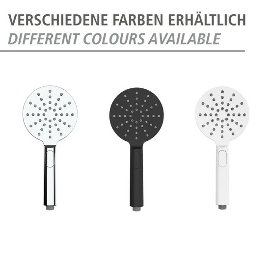 Wenko Duschkopf Design Weiß Ø 12 Cm 9 Wenko Duschkopf Design Weiß Ø 12 Cm – Bild 7
