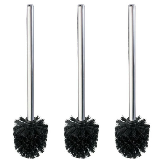Wenko WC-Bürste Mit Edelstahlstiel Glänzend 3er Set, Ø 8 X 35 Cm 3 Wenko WC-Bürste Mit Edelstahlstiel Glänzend 3er Set, Ø 8 X 35 Cm