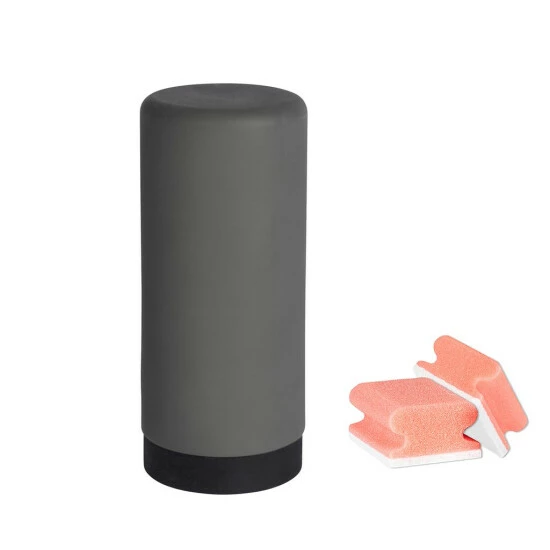 WENKO Spülmittelspender Easy Squeez-e, Grau, 250 Ml Dosierer, Nachfüllbar, Spülmaschinengeeignet | Inkl. 2er Set Reinigungsschwämme Gratis 10 WENKO Spülmittelspender Easy Squeez-e, Grau, 250 Ml Dosierer, Nachfüllbar, Spülmaschinengeeignet | Inkl. 2er Set Reinigungsschwämme Gratis – Bild 8