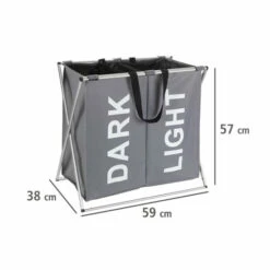 Wenko Wäschesammler Duo Grau -Günstiges Wenko Geschäft unnamed file 14455