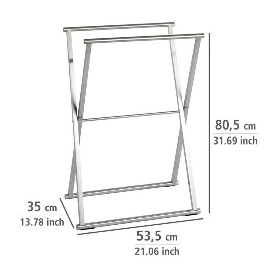 Wenko Handtuchständer Lava Edelstahl 7 Wenko Handtuchständer Lava Edelstahl – Bild 5