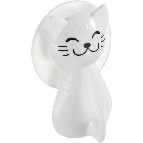 Wenko Saughaken Katze Weiß 9 Wenko Saughaken Katze Weiß – Bild 7