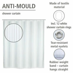 Wenko Anti-Schimmel Duschvorhang Palais -Günstiges Wenko Geschäft unnamed file 14572