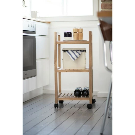 Wenko Rollregal 3 Etagen Acina 10 Wenko Rollregal 3 Etagen Acina – Bild 8