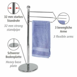 Wenko Exclusiv Handtuchständer Chrom Mit 3 Armen -Günstiges Wenko Geschäft unnamed file 14733