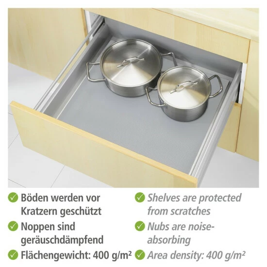 Wenko Anti-Rutsch-Matte Noppen Grau 12 Wenko Anti-Rutsch-Matte Noppen Grau – Bild 10