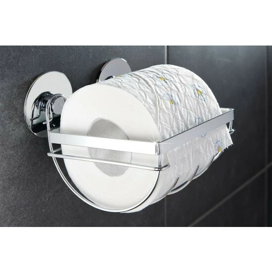 Wenko TurboFIX Edelstahl Toilettenpapierhalter 8 Wenko TurboFIX Edelstahl Toilettenpapierhalter – Bild 6