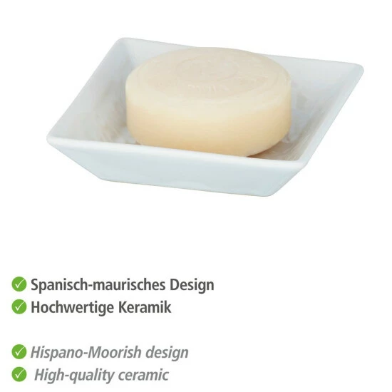 Wenko Seifenablage Cordoba Weiß Keramik 6 Wenko Seifenablage Cordoba Weiß Keramik – Bild 4