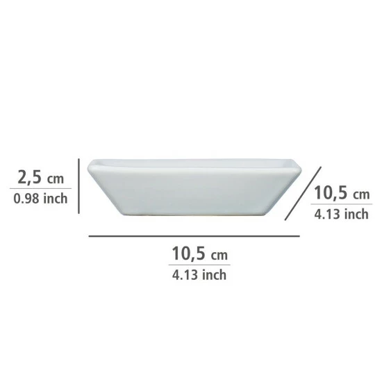 Wenko Seifenablage Cordoba Weiß Keramik 8 Wenko Seifenablage Cordoba Weiß Keramik – Bild 6