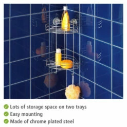 Wenko Vacuum-Loc Eckregal 2 Etagen -Günstiges Wenko Geschäft unnamed file 14939